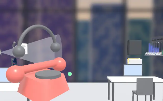 KI-Telefonbot im 3D-Raum