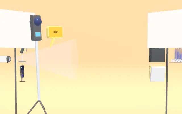 360-Grad-Tour und Werbevideo im 3D-Raum