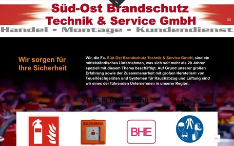 Startseite von Südost Brandschutz