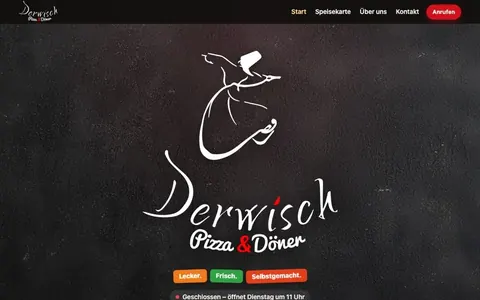 Startseite von Derwisch Pizza & Döner