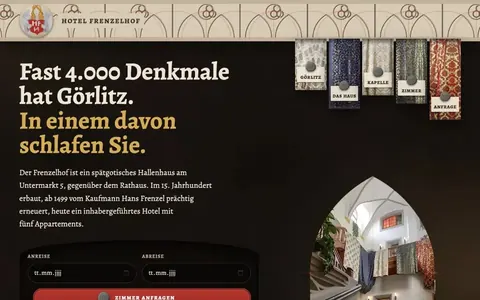 Startseite von Frenzelhof